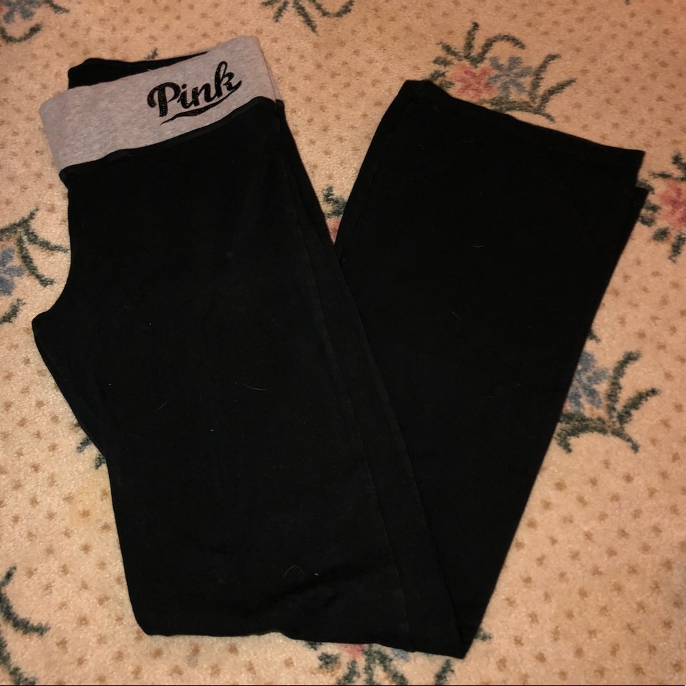 Pink yoga pants